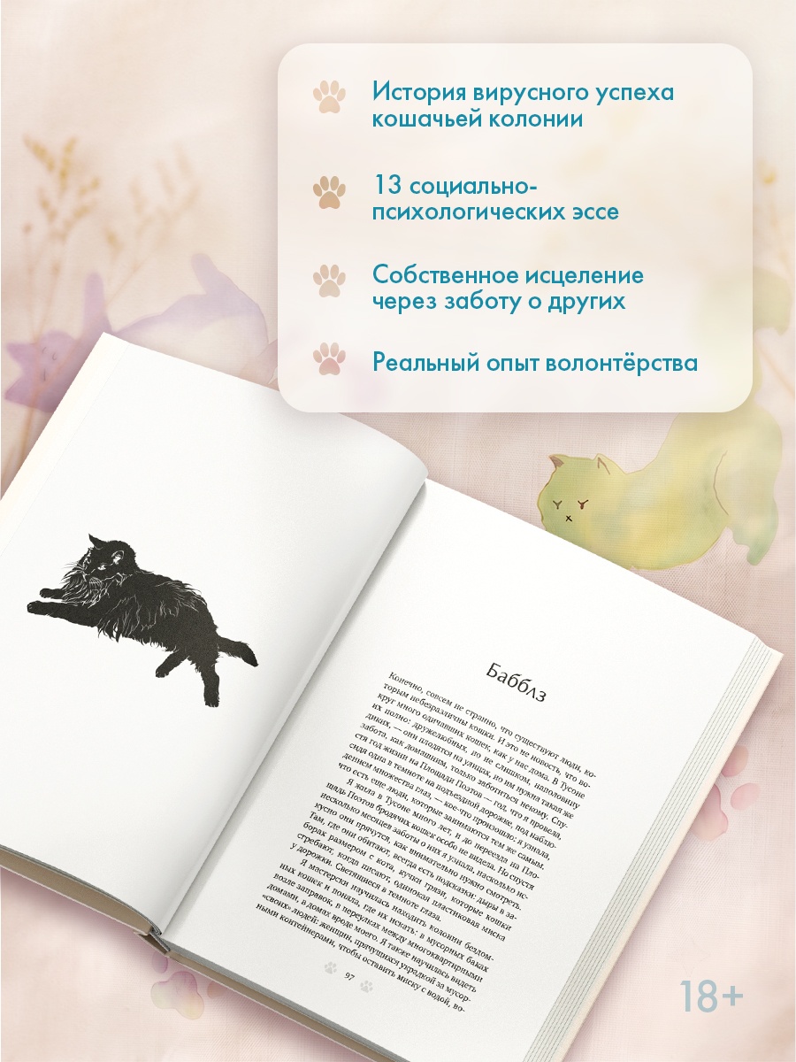 Промо материал к книге "Тридцать кошек и ни одной чужой. Мемуары о жизни, любви и принятии себя" №1