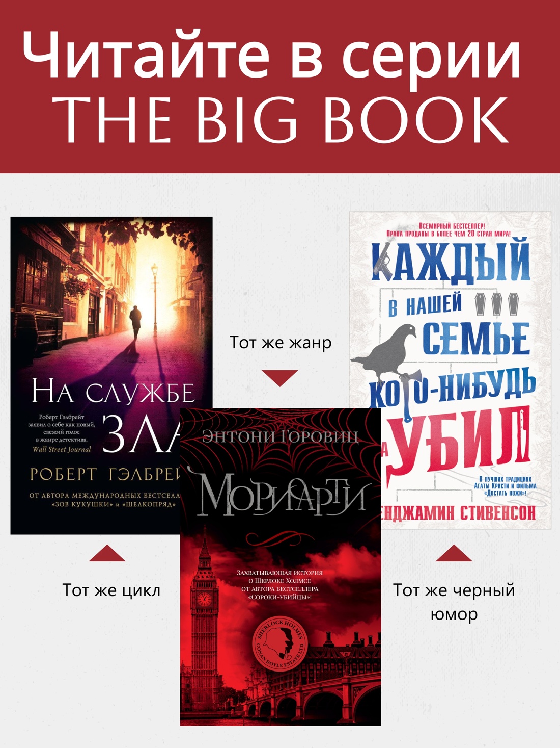 Промо материал к книге "Корморан Страйк. Книга 2. Шелкопряд" №2