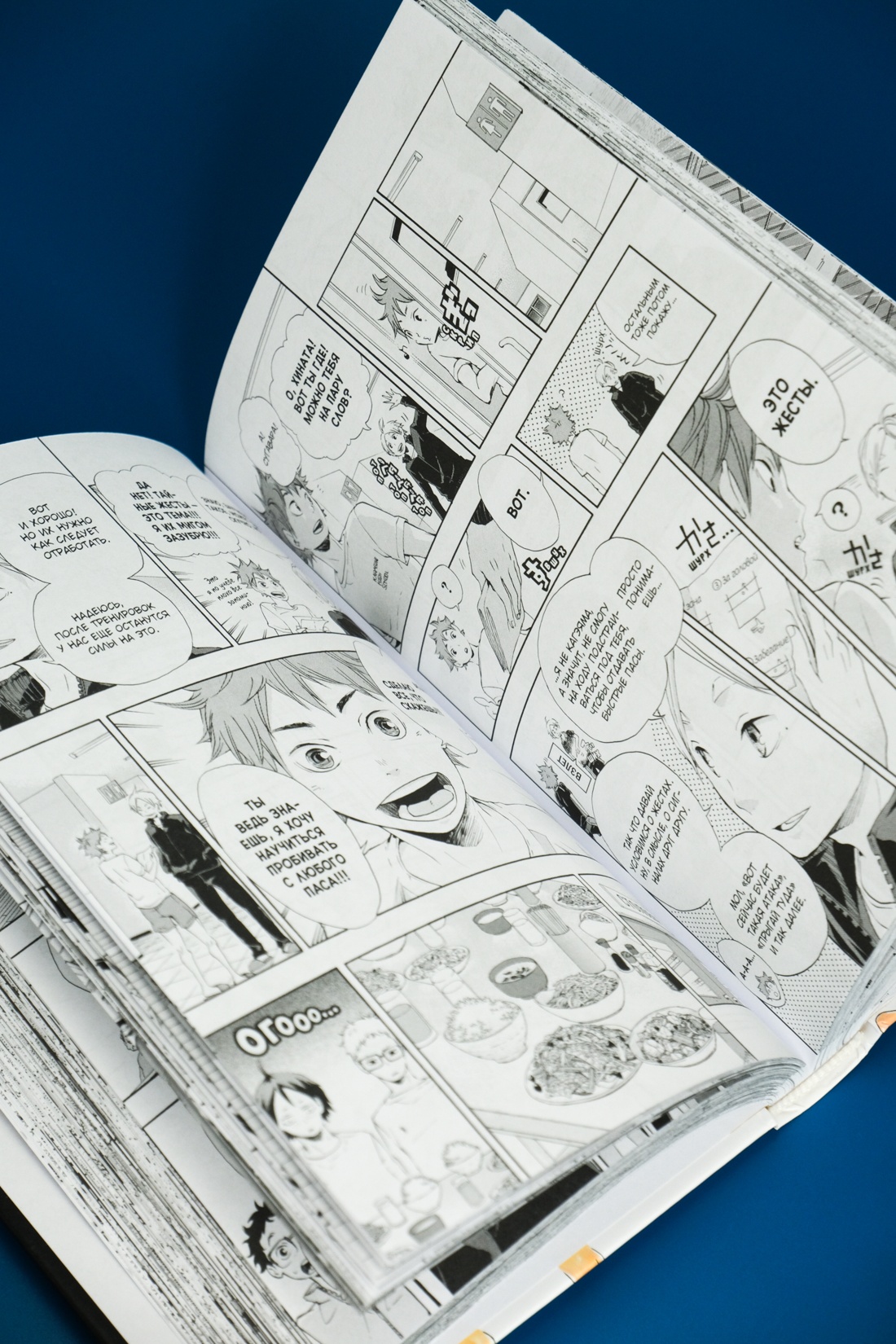 Промо материал к книге "Волейбол! Книга 2. Вперед, команда «Карасуно»! Соперники" №13