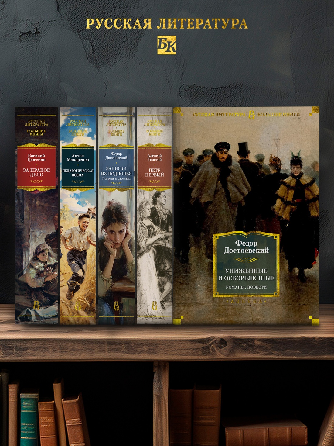 Промо материал к книге "Униженные и оскорбленные. Романы, повести" №2