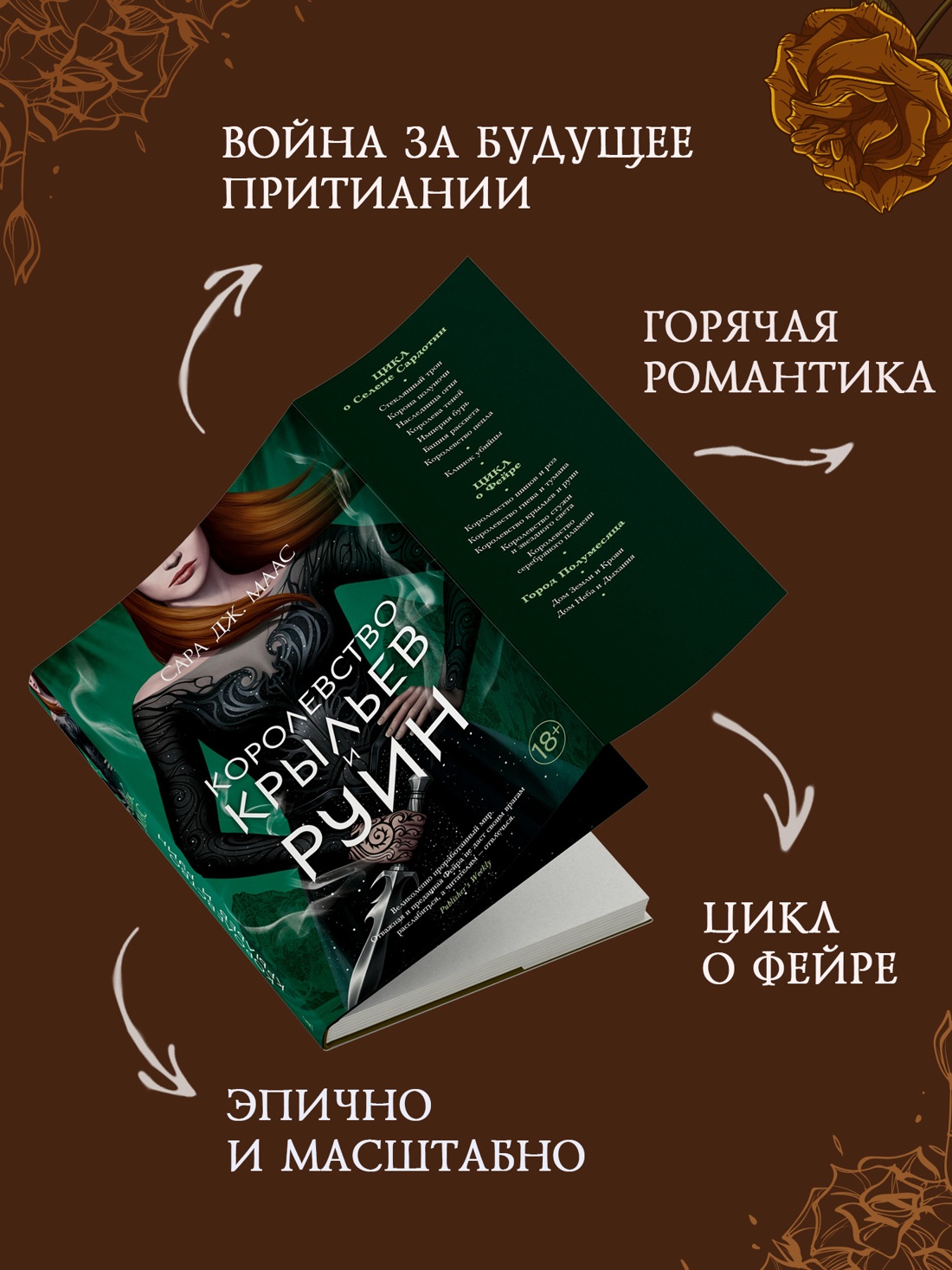 Промо материал к книге "Королевство крыльев и руин (С. Дж. Маас. Новая фэнтези)" №1