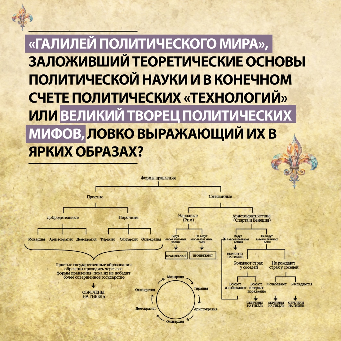 Промо материал к книге "Никколо Макиавелли. Стяжать власть, не стяжать славу" №3