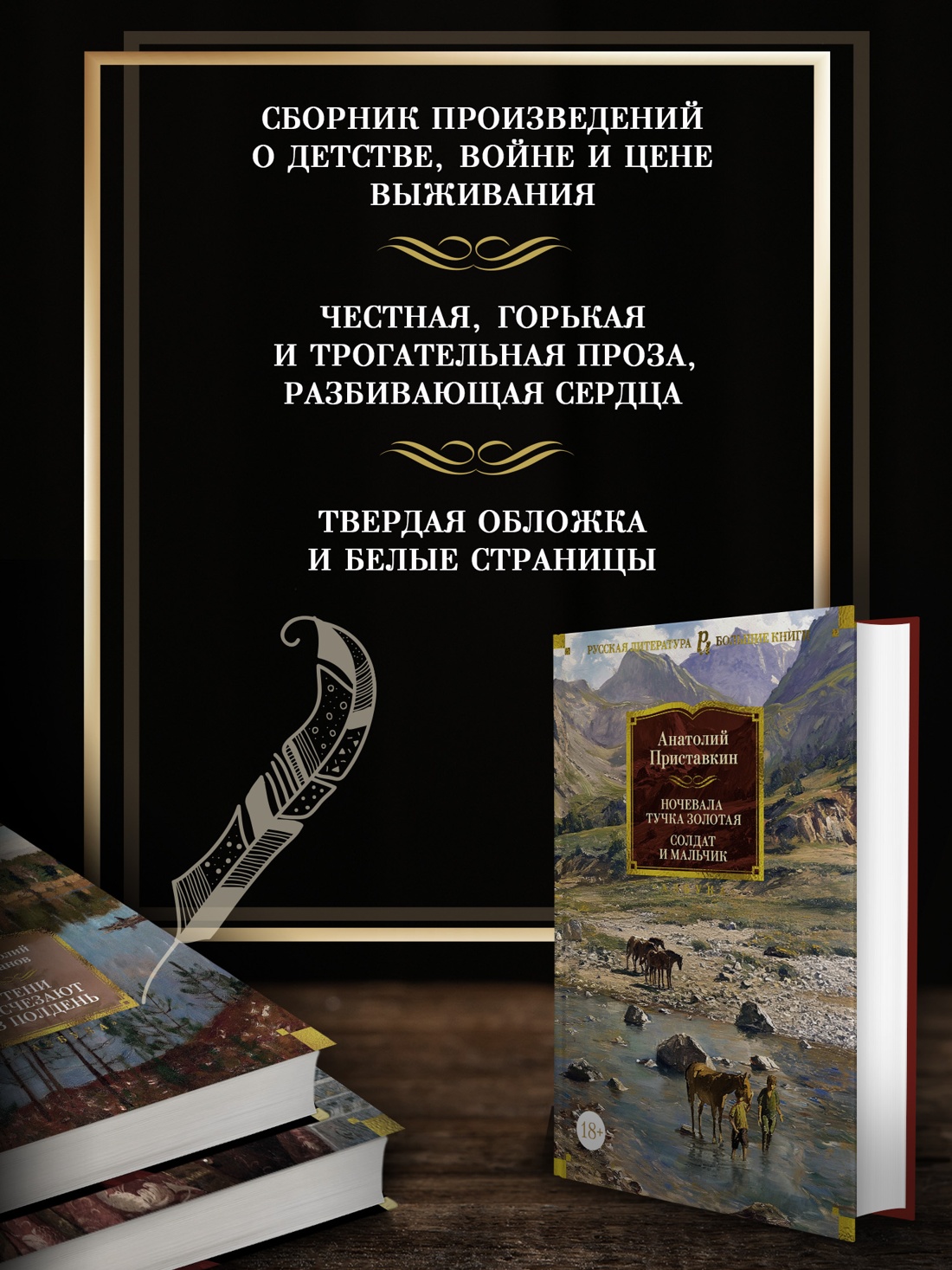 Промо материал к книге "Ночевала тучка золотая. Солдат и мальчик" №1
