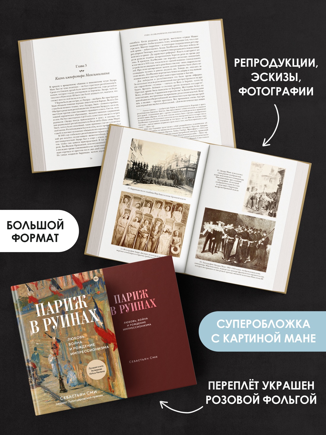 Промо материал к книге "Париж в руинах: любовь, война и рождение импрессионизма" №3