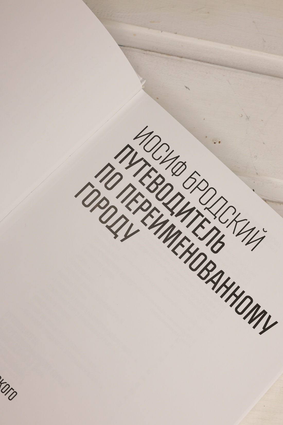 Промо материал к книге "Путеводитель по переименованному городу" №8