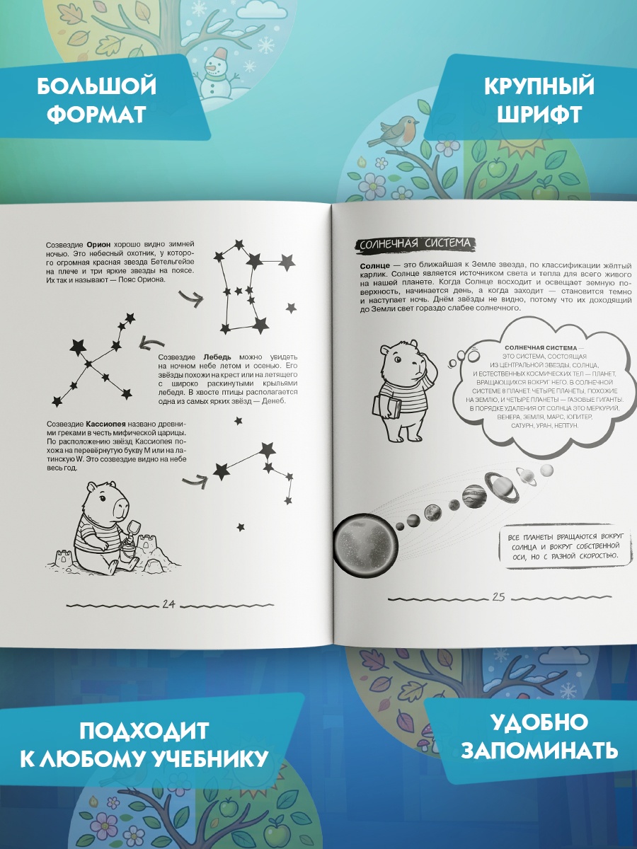 Промо материал к книге "Окружающий мир для начальной школы в таблицах и комиксах" №1