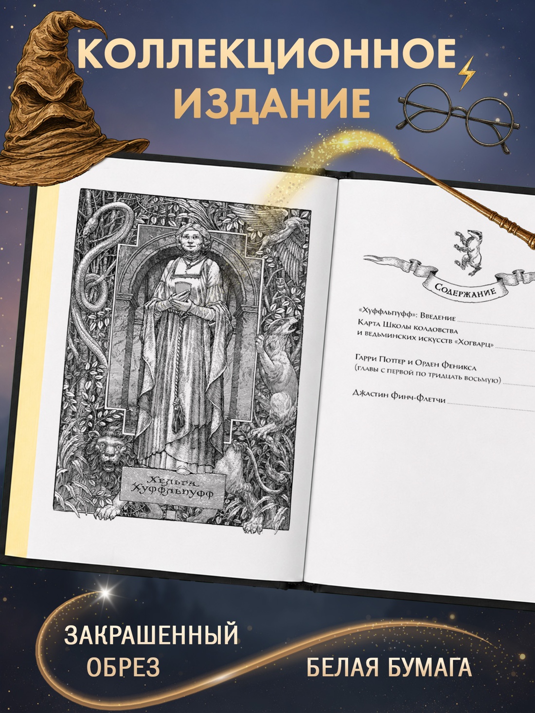 Промо материал к книге "Гарри Поттер и Орден Феникса (Хуффльпуфф)" №2