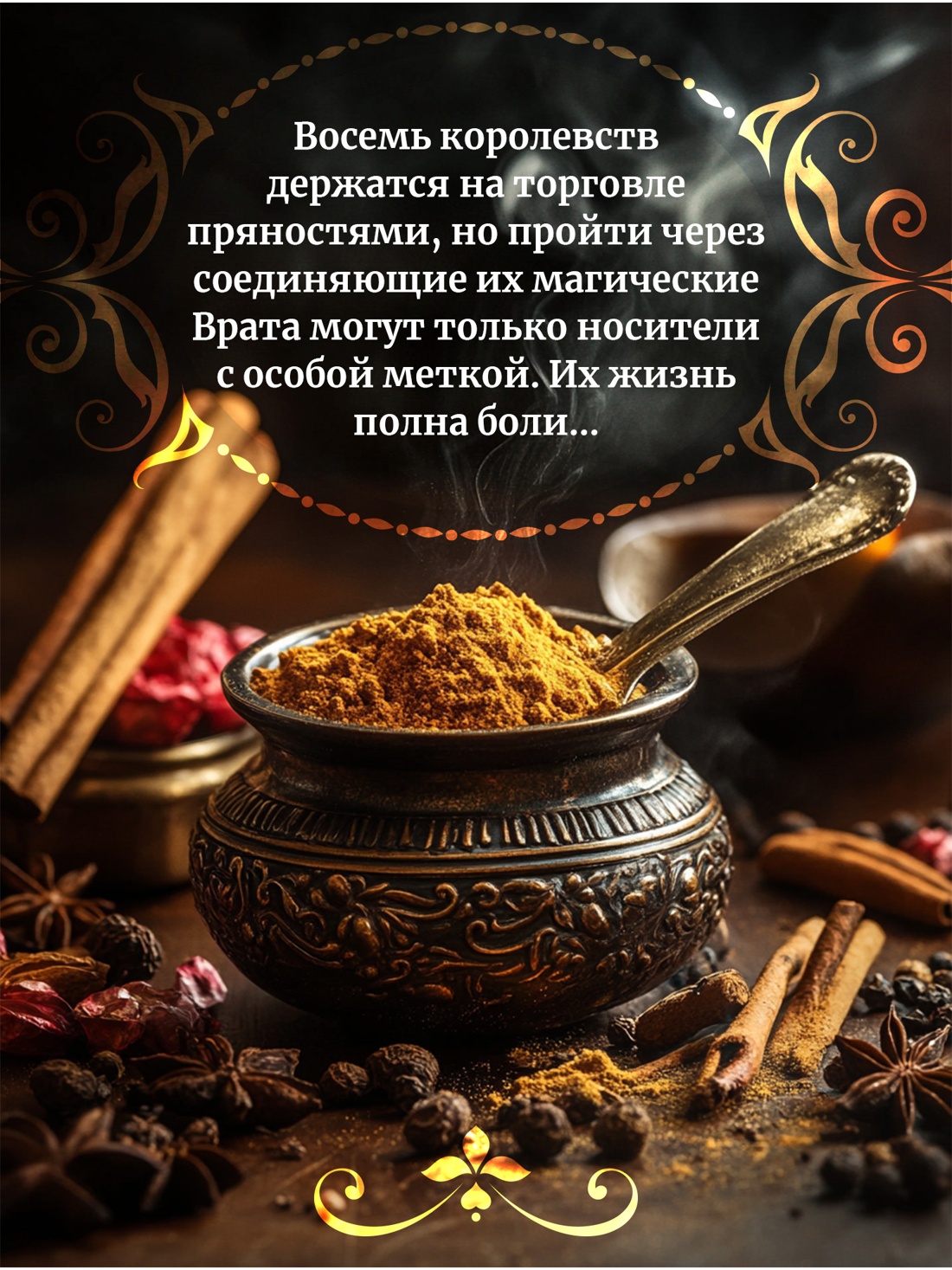 Промо материал к книге "Врата пряностей" №2