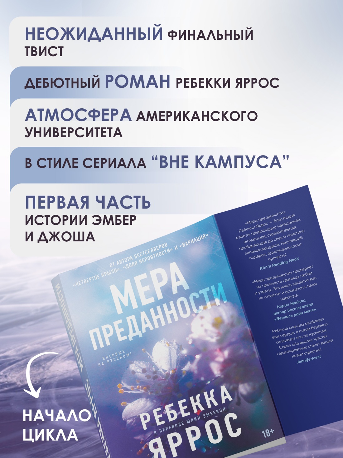 Промо материал к книге "На высоте чувств. Книга 1. Мера преданности" №1