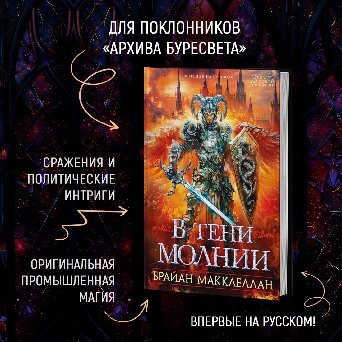 Промо материал к книге "В тени молнии" №0