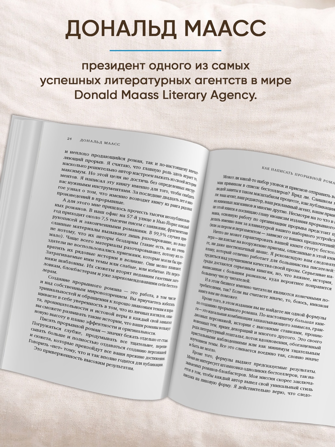 Промо материал к книге "Как написать прорывной роман. Секреты мастерства от знаменитого литературного агента" №2