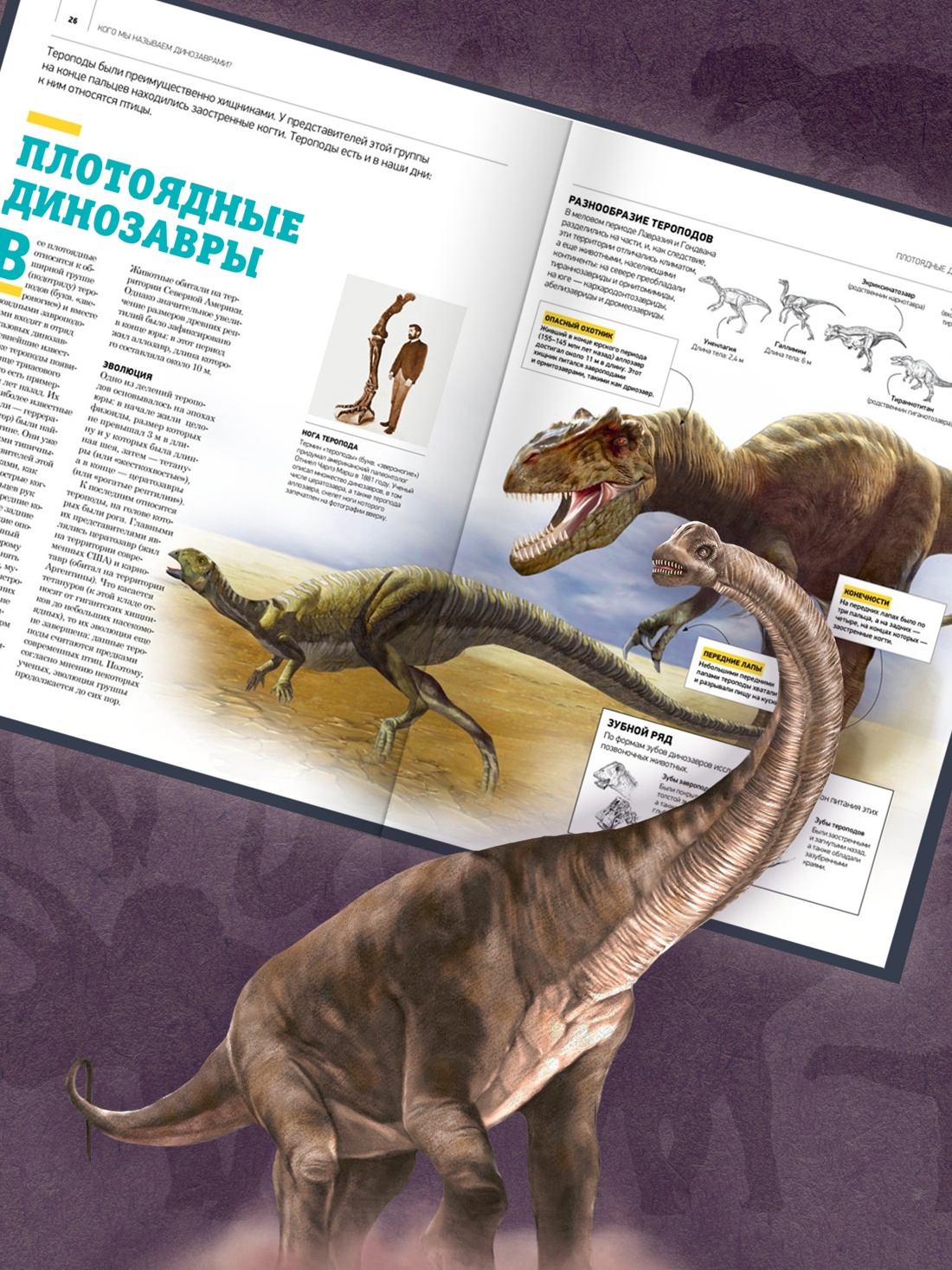 Промо материал к книге "Гигантская энциклопедия динозавров" №1