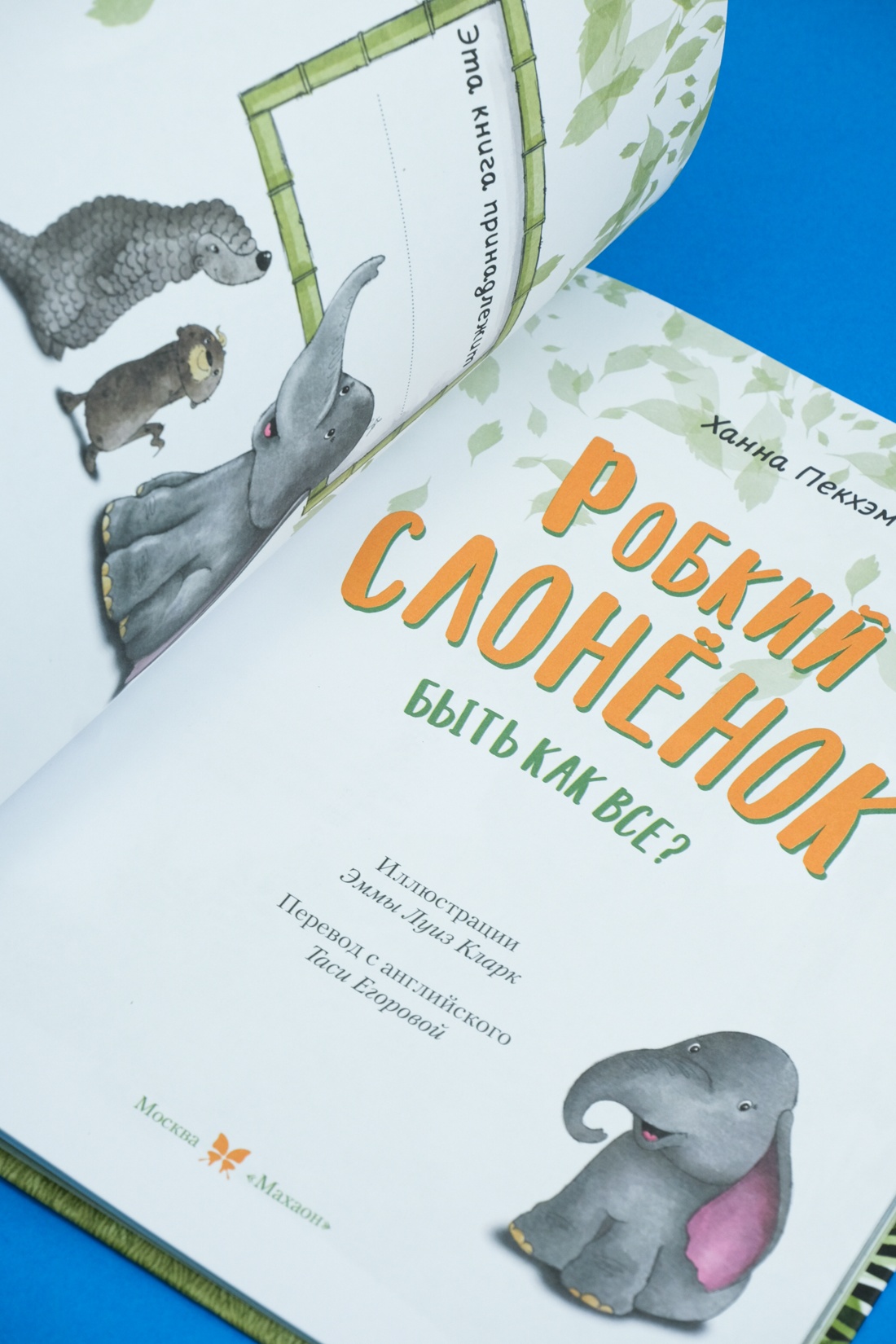 Промо материал к книге "Робкий слонёнок. Быть как все?" №5