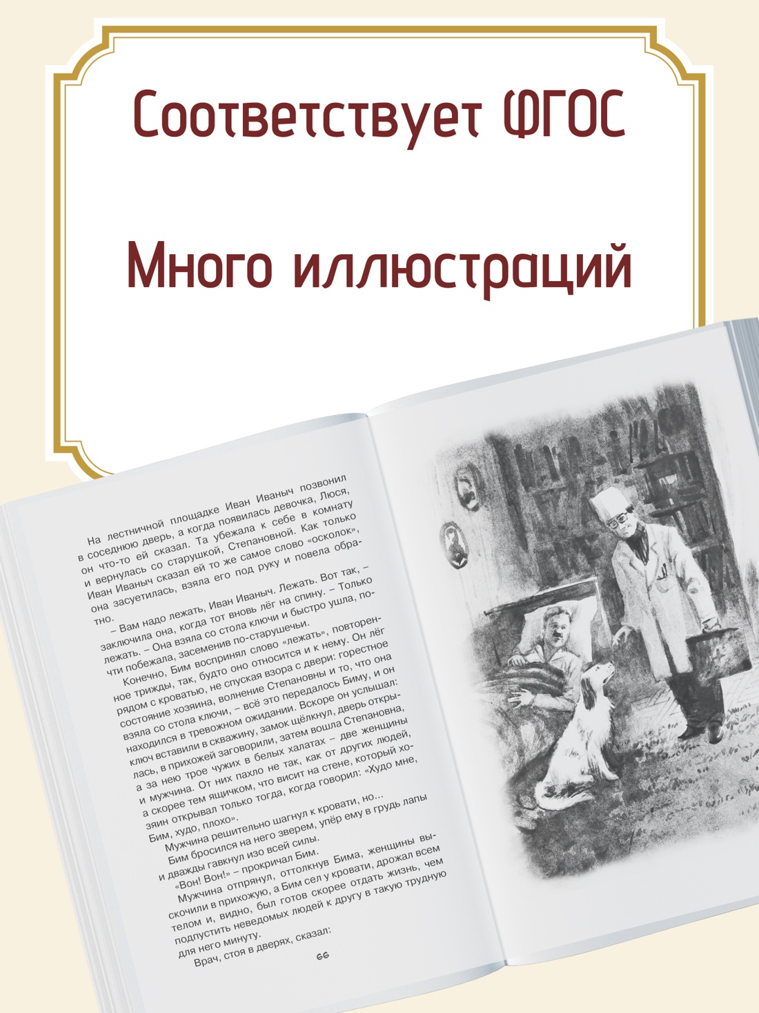 Промо материал к книге "Белый Бим Чёрное ухо" №1