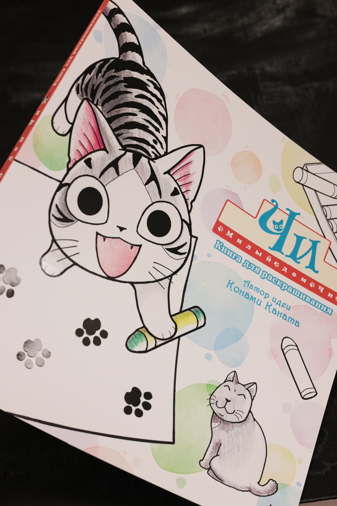 Промо материал к книге "Милый дом Чи. Книга для раскрашивания" №4