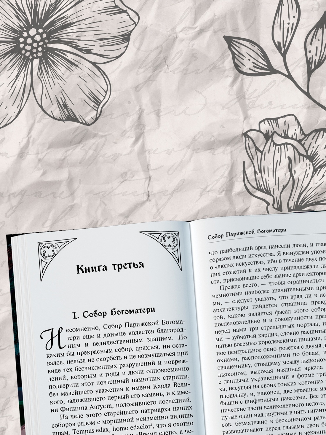 Промо материал к книге "Собор Парижской Богоматери" №2