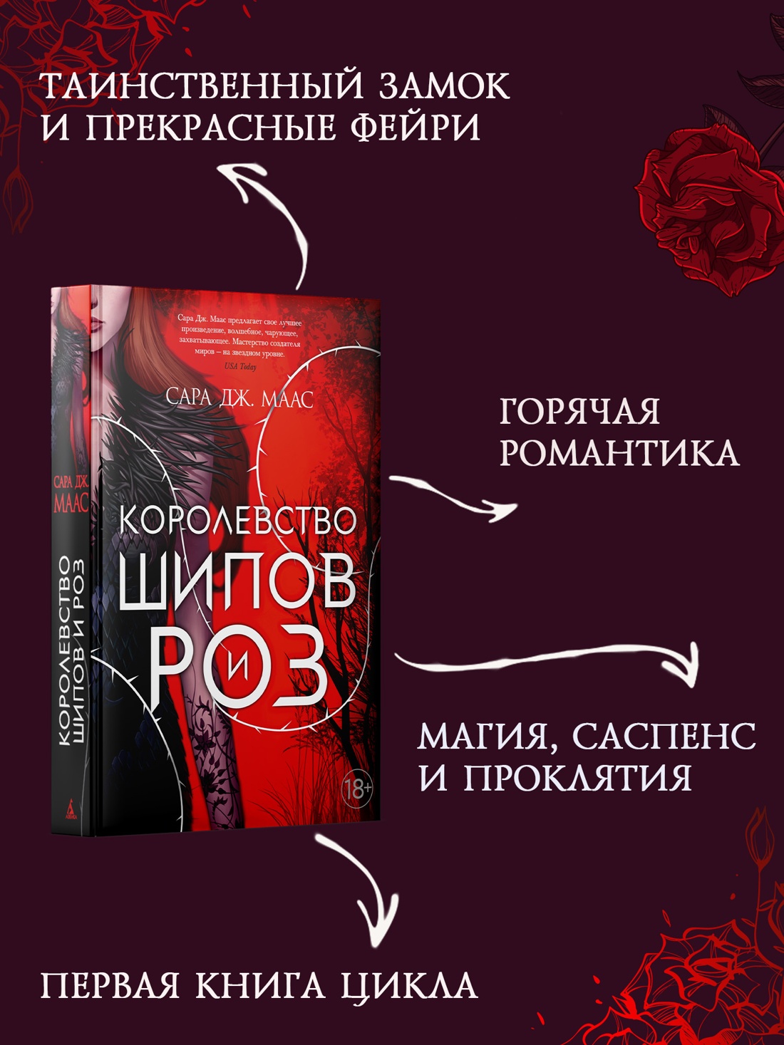 Промо материал к книге "Королевство шипов и роз" №1