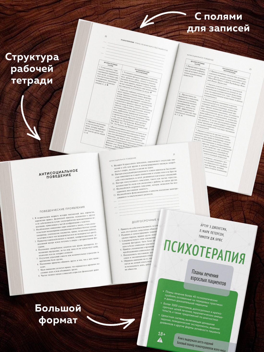 Промо материал к книге "Психотерапия. Планы лечения взрослых пациентов" №2
