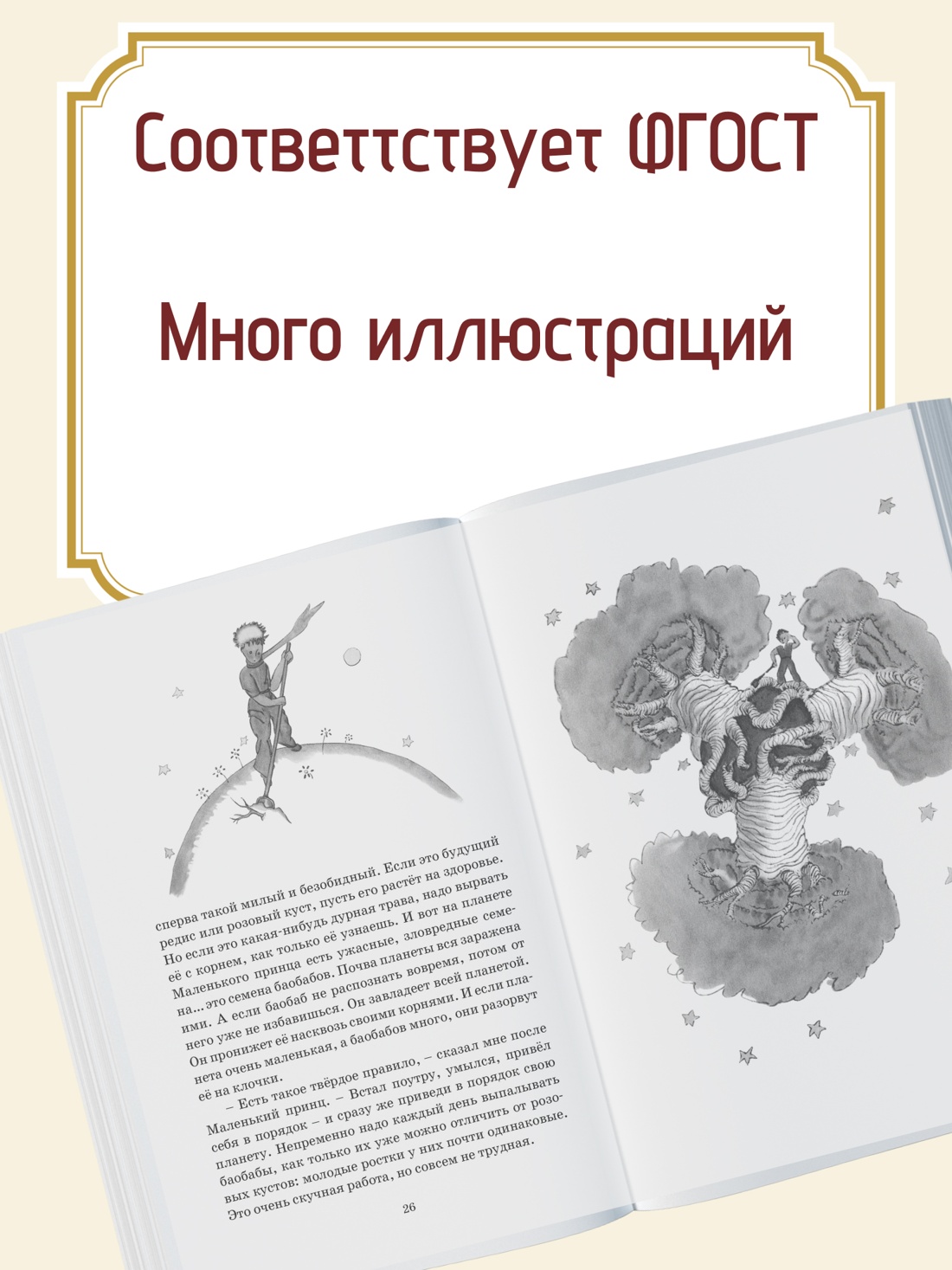Промо материал к книге "Маленький принц" №1