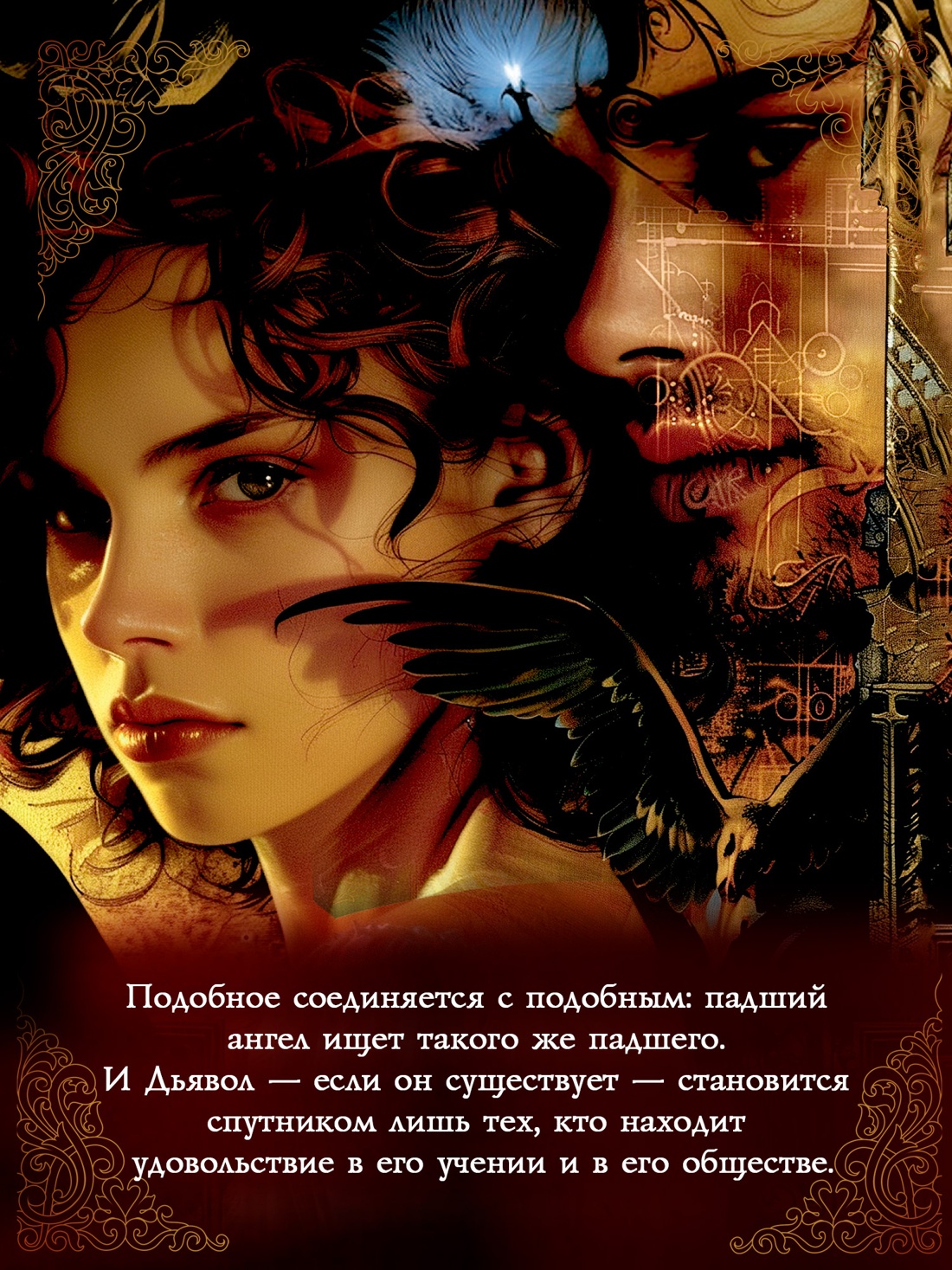 Промо материал к книге "Скорбь Сатаны" №2