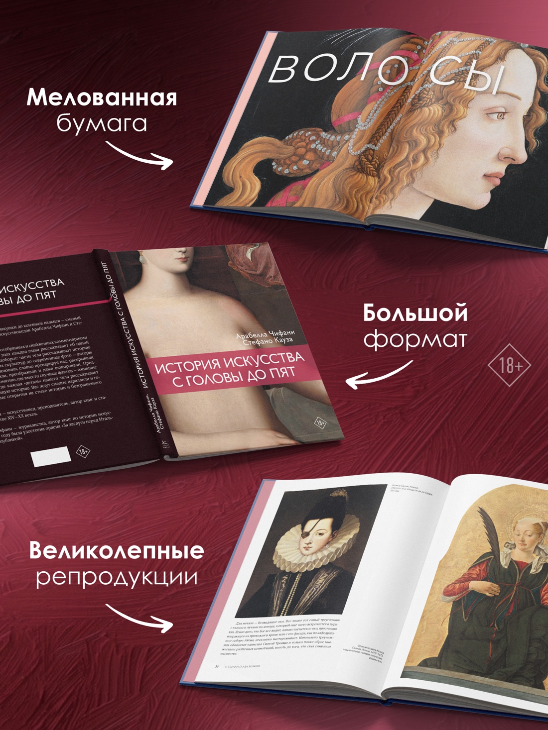 Промо материал к книге "История искусства с головы до пят" №3