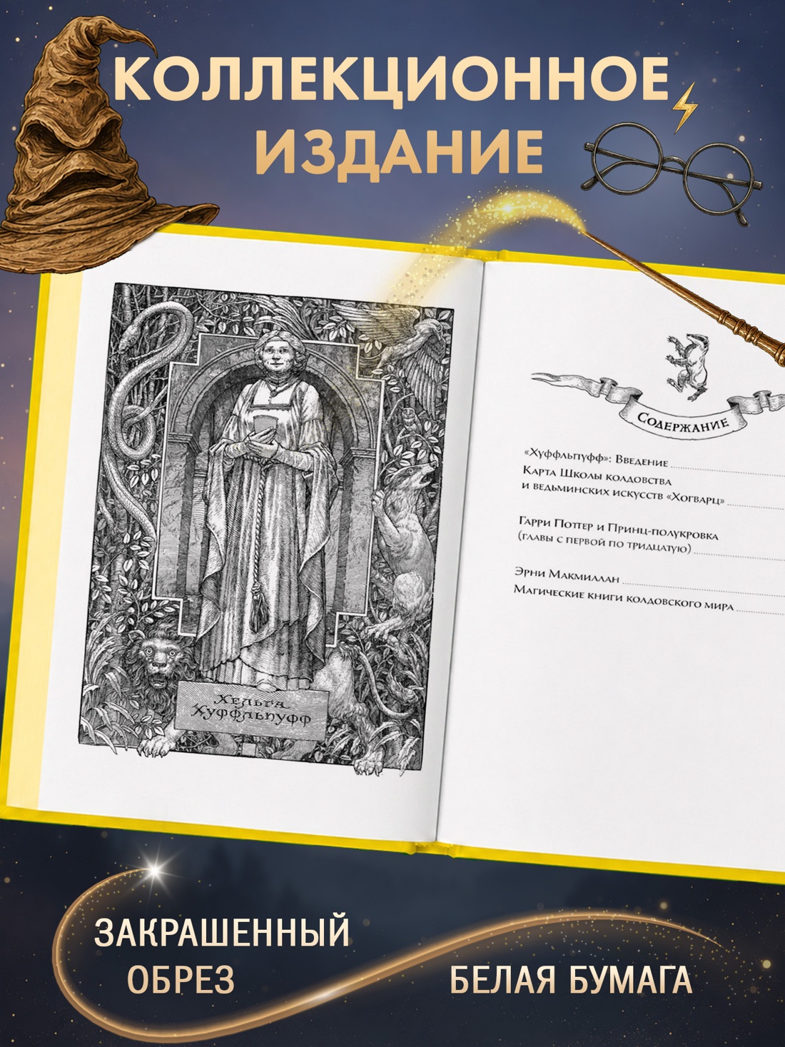 Промо материал к книге "Гарри Поттер и Принц-полукровка (Хуффльпуфф)" №2