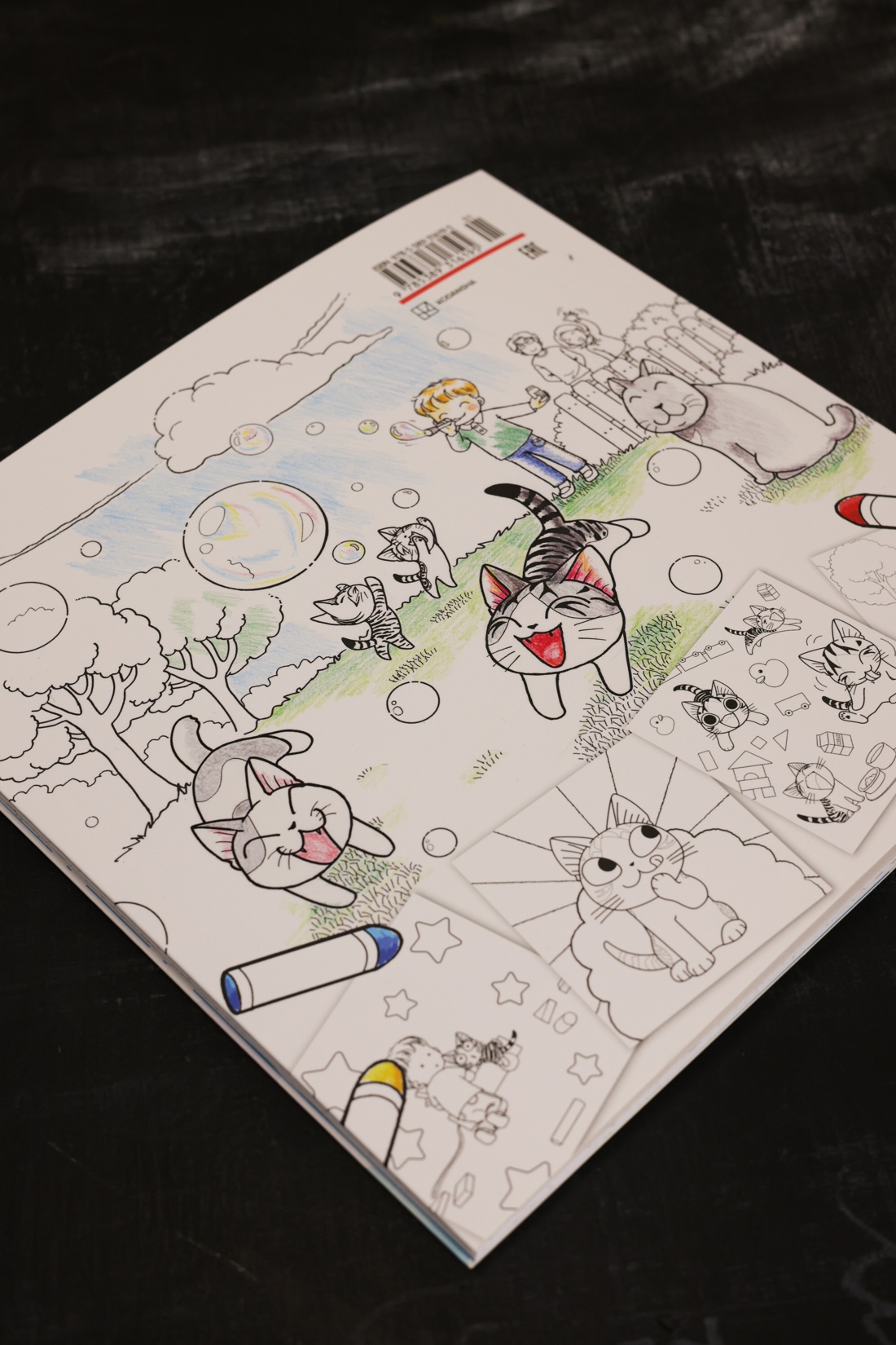 Промо материал к книге "Милый дом Чи. Книга для раскрашивания" №13