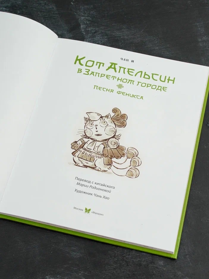 Промо материал к книге "Кот Апельсин в Запретном городе. Книга 2. Песня феникса" №8