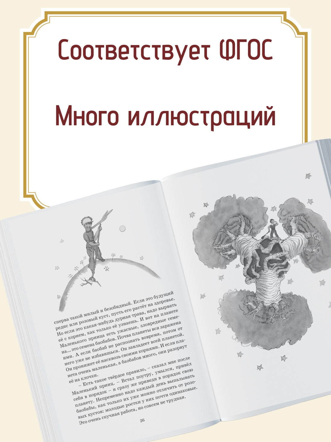 Промо материал к книге "Маленький принц" №1