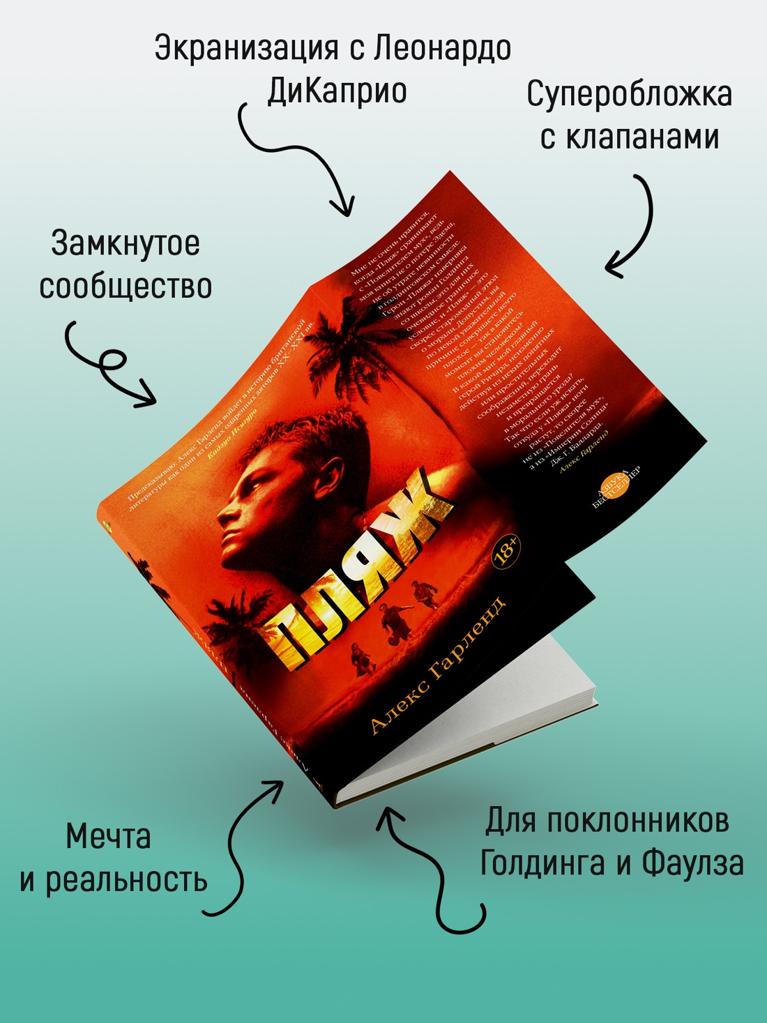 Промо материал к книге "Пляж (Азбука-бестселлер)" №2