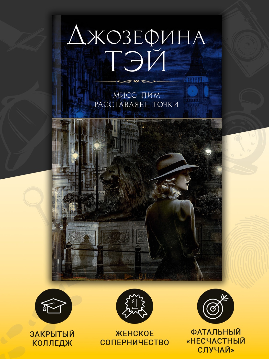 Промо материал к книге "Мисс Пим расставляет точки" №1