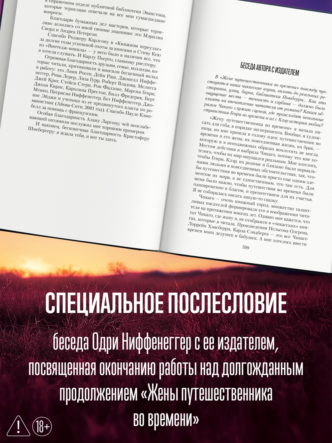 Промо материал к книге "Жена путешественника во времени (The Big Book)" №3