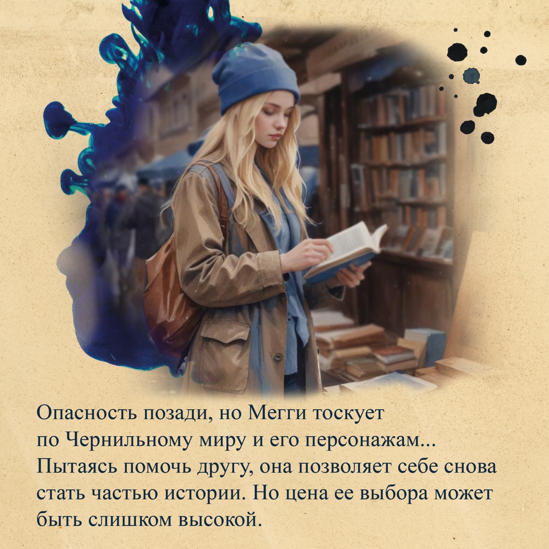 Промо материал к книге "Чернильная кровь" №2