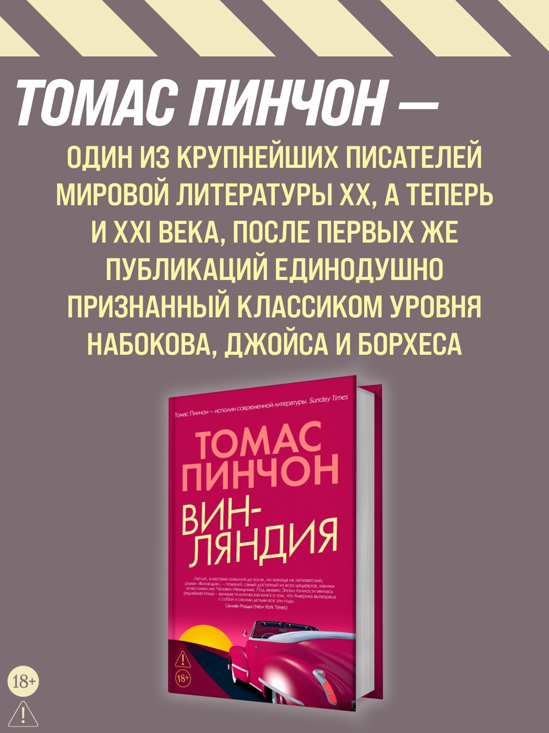 Промо материал к книге "Винляндия" №2