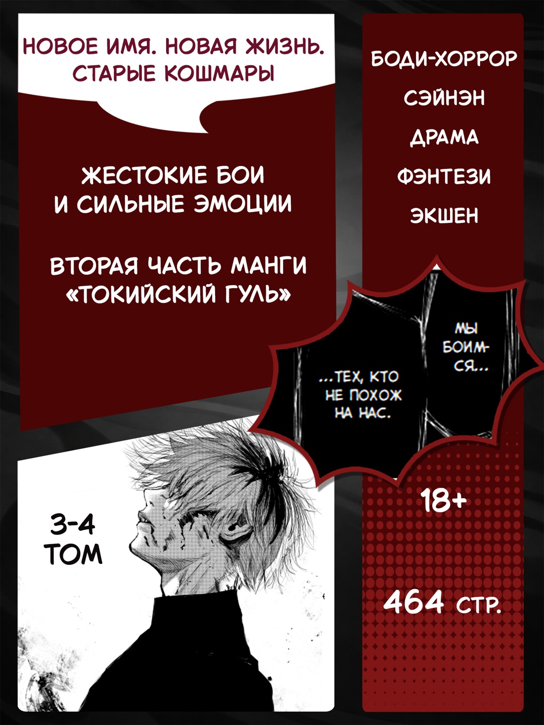 Промо материал к книге "Токийский гуль: re. Книга 2" №1