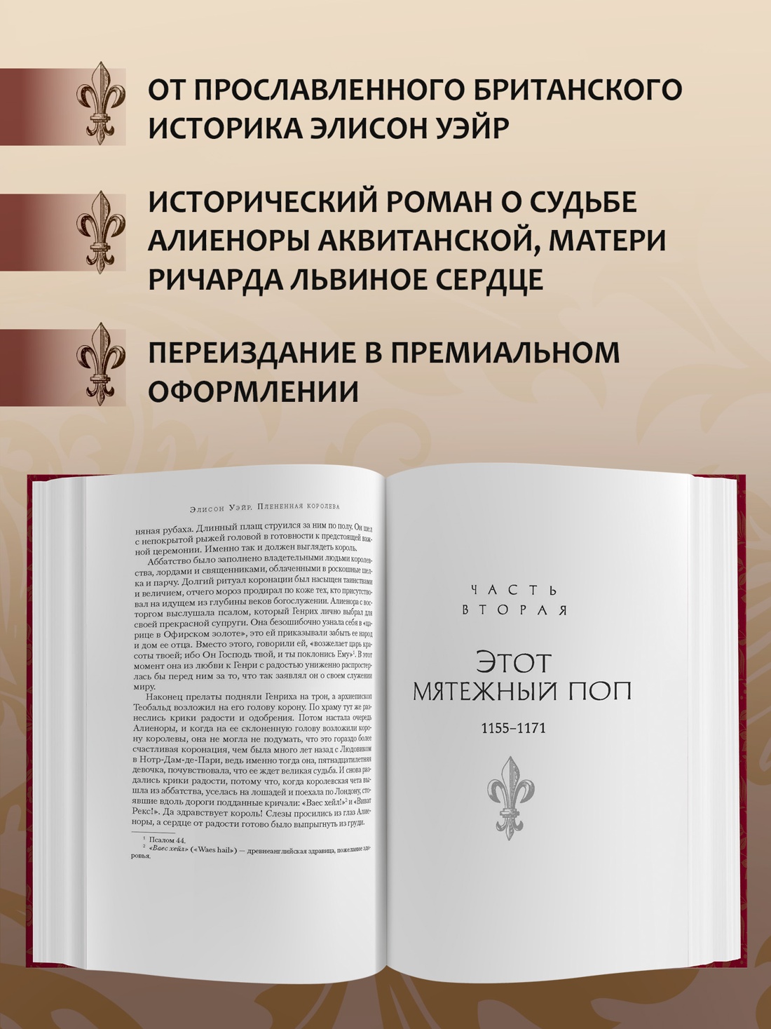 Промо материал к книге "Плененная королева (The Big Book. Исторический роман)" №1