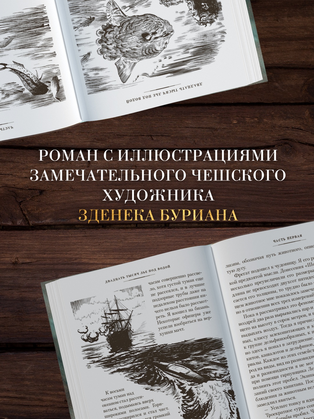 Промо материал к книге "Двадцать тысяч лье под водой" №1