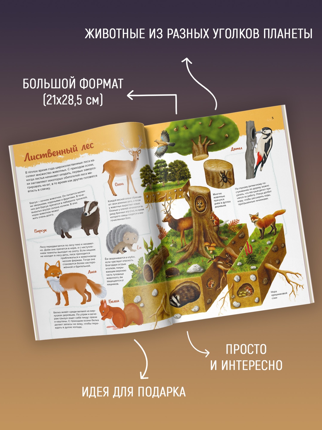 Промо материал к книге "Животные. Мой первый атлас в картинках" №1