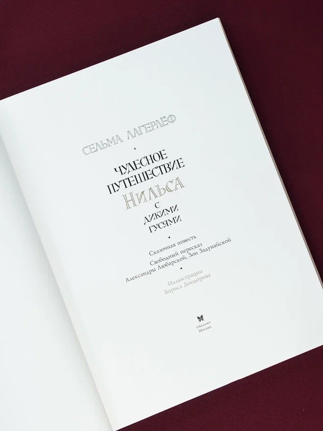 Промо материал к книге "Чудесное путешествие Нильса с дикими гусями (илл. Б. Диодорова)" №8