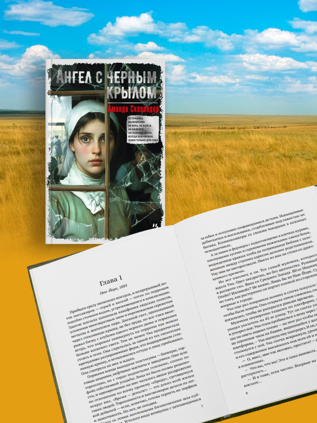 Промо материал к книге "Ангел с черным крылом" №4