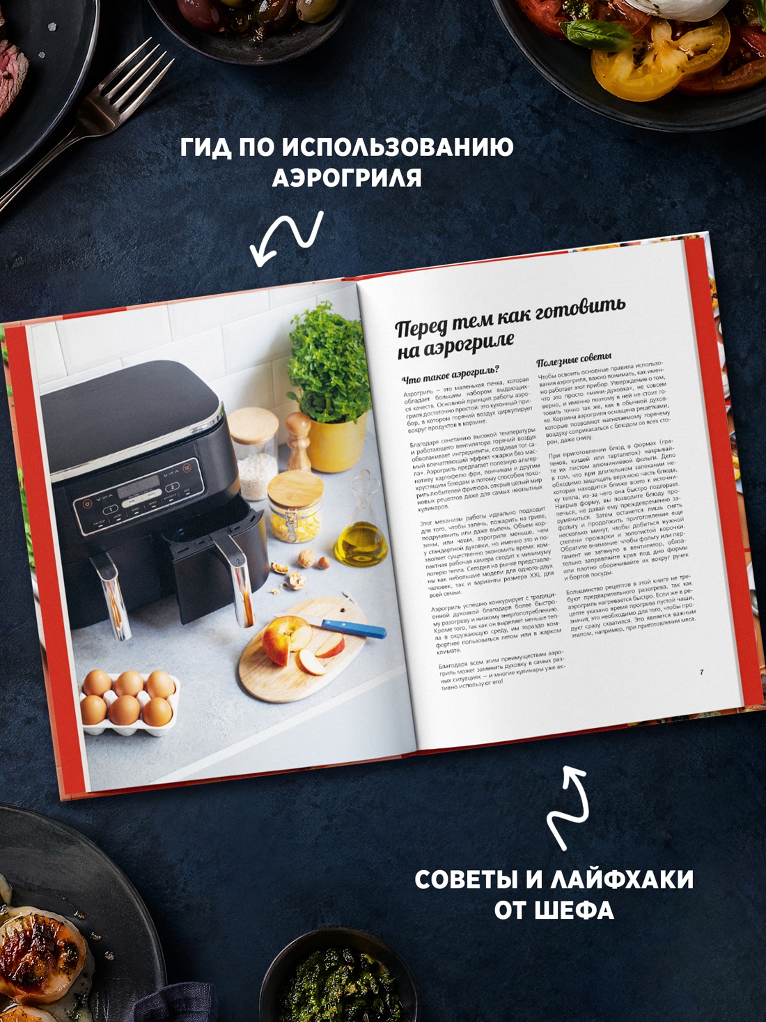 Промо материал к книге "Аэрогриль: лучшие рецепты со всего света" №2