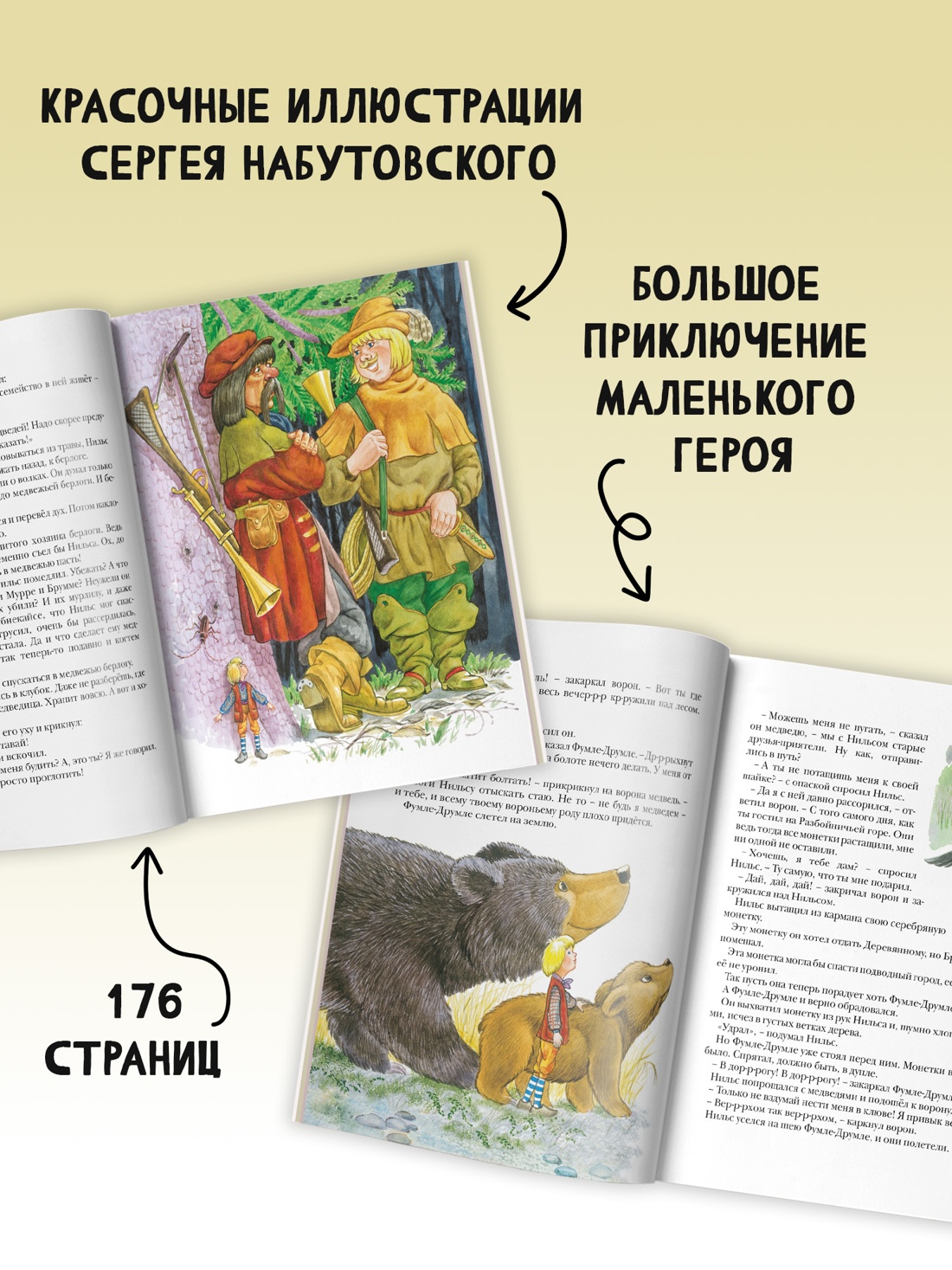 Промо материал к книге "Чудесное путешествие Нильса с дикими гусями" №3