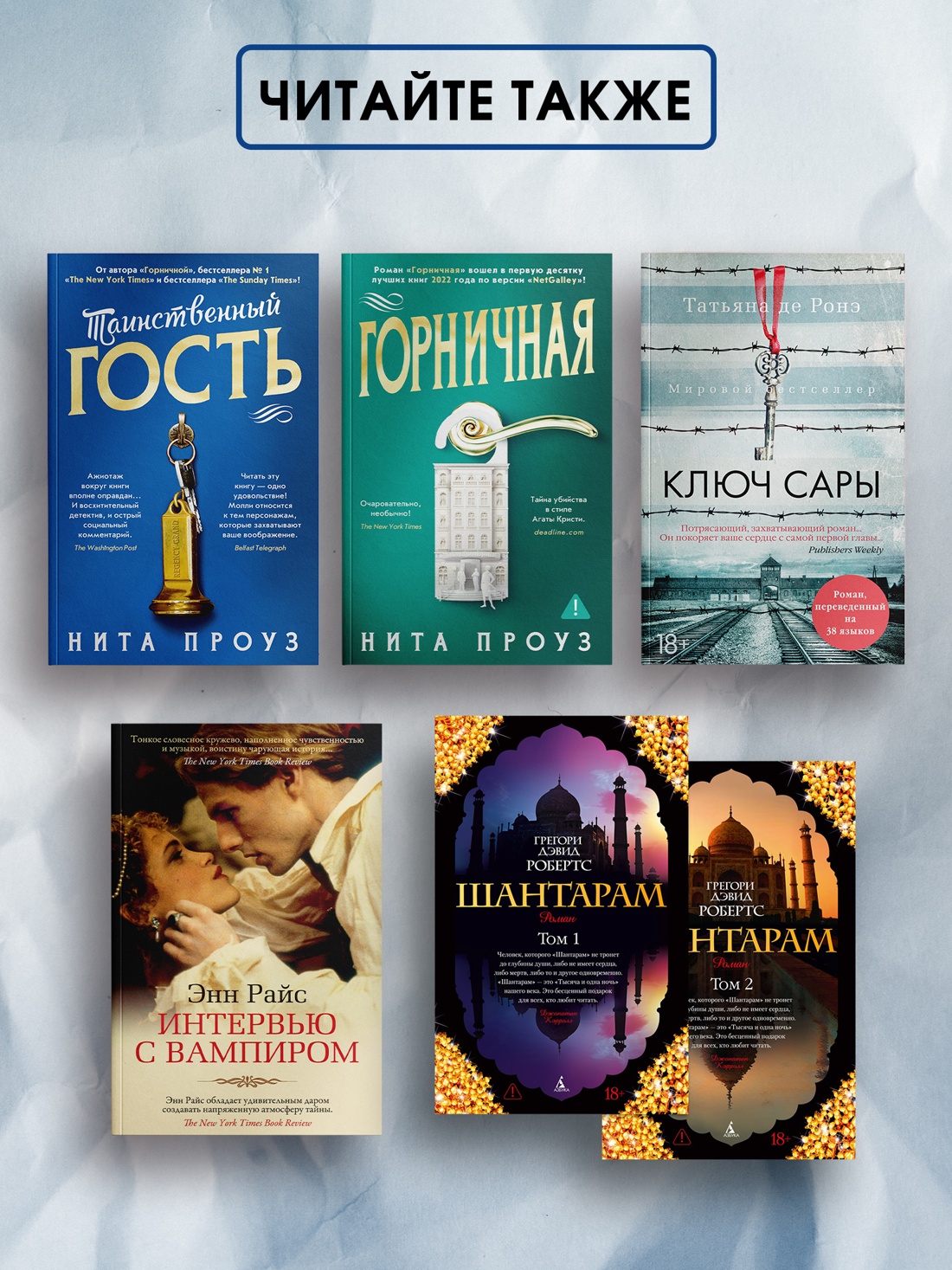 Промо материал к книге "Таинственный гость (мягкая обложка)" №2