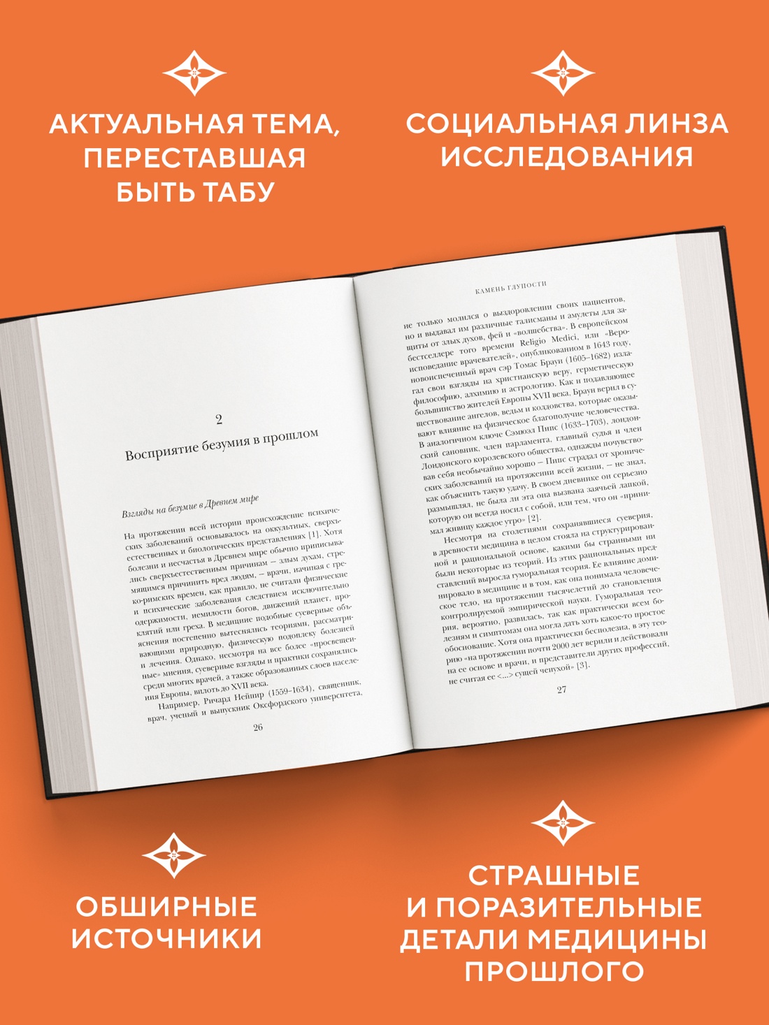 Промо материал к книге "Камень глупости: Всемирная история безумия" №1