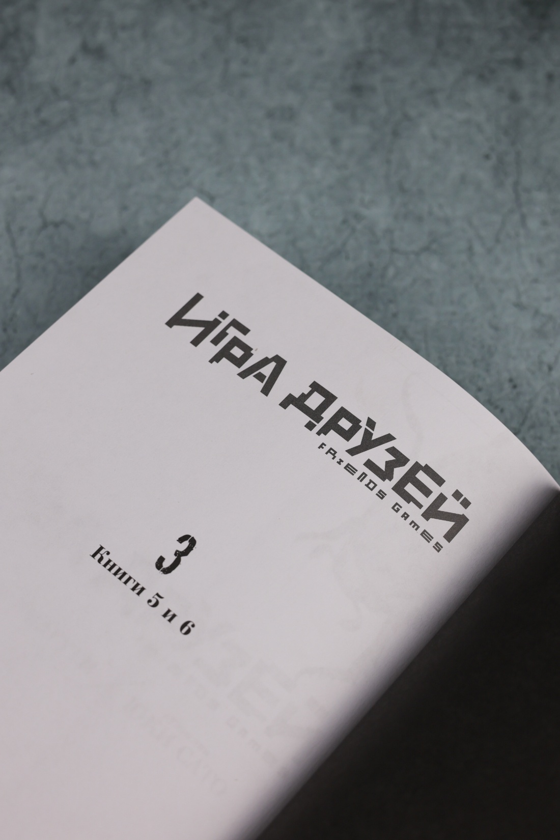 Промо материал к книге "Игра друзей. Книга 3" №10