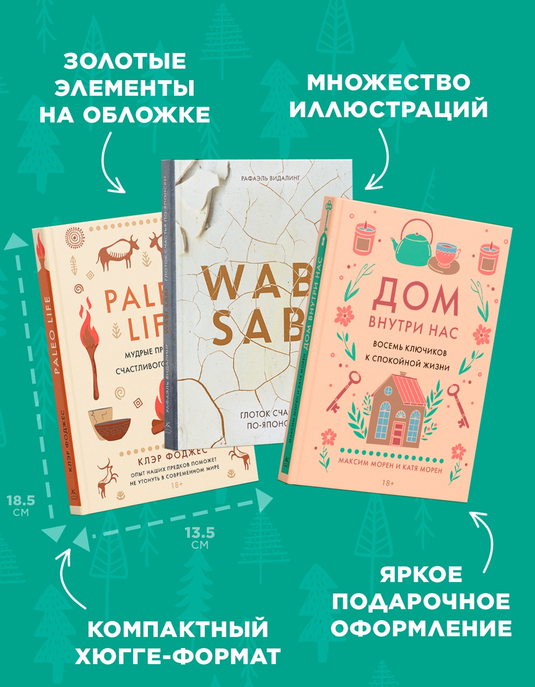 Промо материал к книге "Подарок для тех, кто ценит лучшую жизнь (Paleo life, Дом внутри, Wabi sabi)" №3
