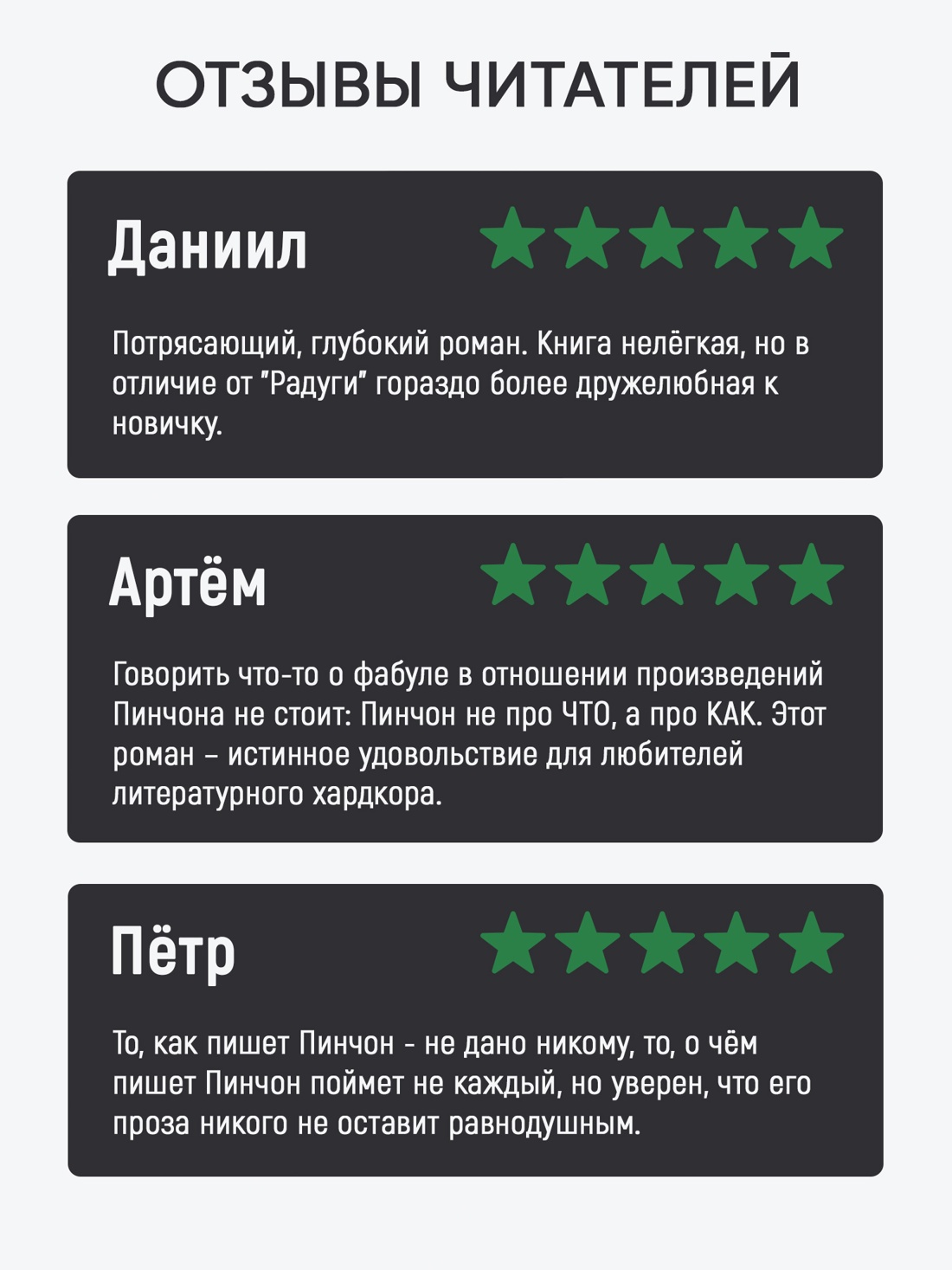 Промо материал к книге "V. (твердый)" №1