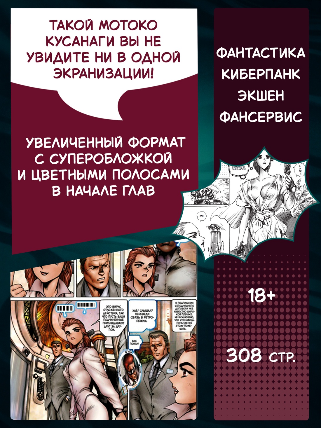 Промо материал к книге "Призрак в доспехах 2. Человеко-машинный интерфейс" №1