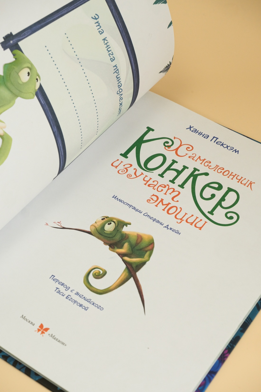 Промо материал к книге "Хамелеончик Конкер изучает эмоции" №7