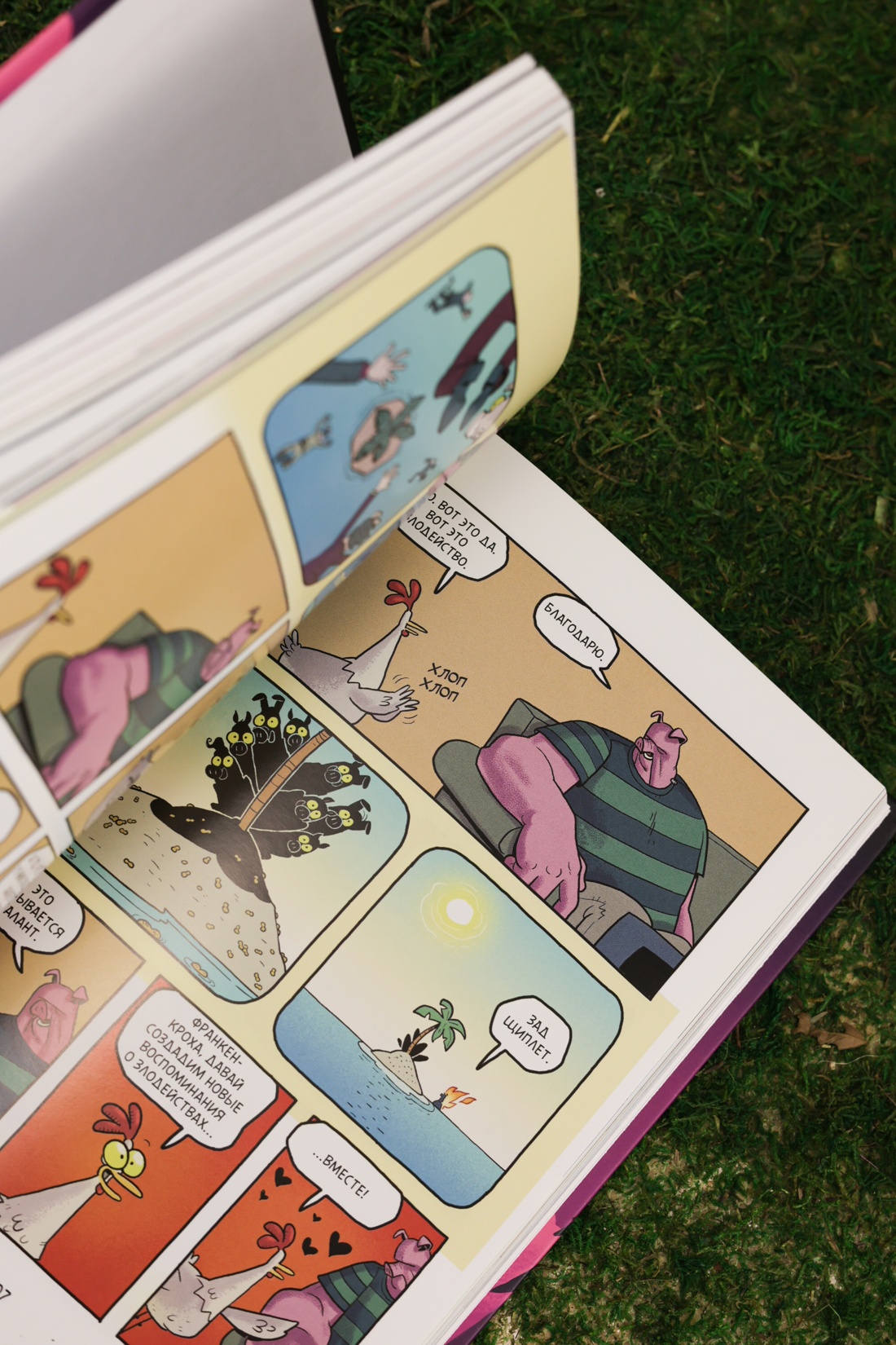 Промо материал к книге "Хрю Хельсинг и озёрный монстр" №12